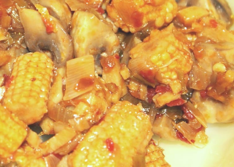 Mushroom Corn Masala Recipe Indian Food Recipes